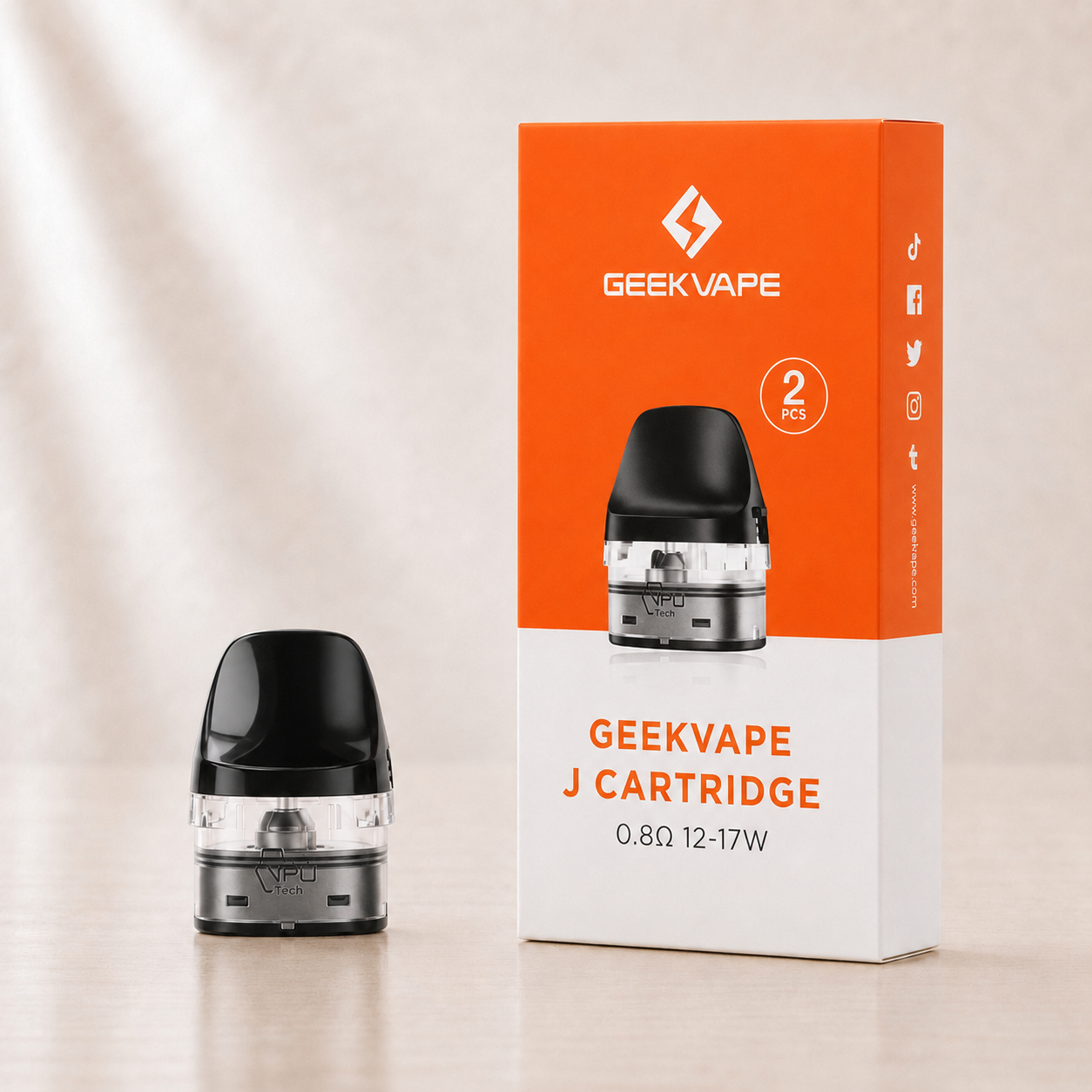 Cartouches J Geekvape – boîte de 2