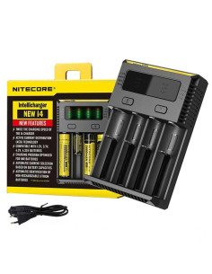 Chargeur 4 Accus New i4 de Nitecore