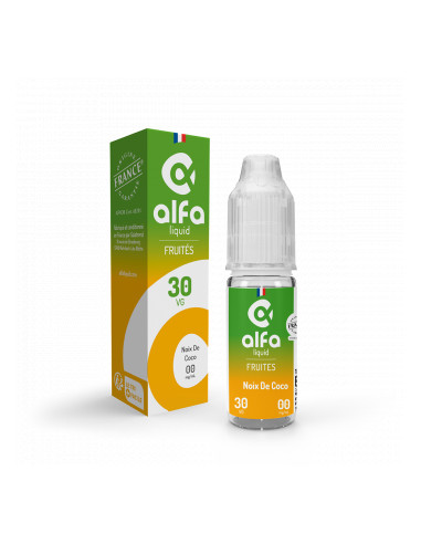 E-liquide Noix de Coco en 10 ml de Alfaliquid