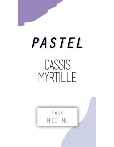 Cassis Myrtille 50ml - Pastel