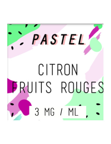 E-liquide Citron Fruits Rouges de PASTEL E-liquide Citron Fruits Rouges de PASTEL