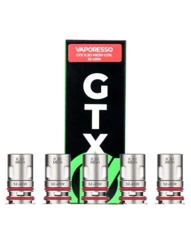 RÉSISTANCES GTX x5 - VAPORESSO