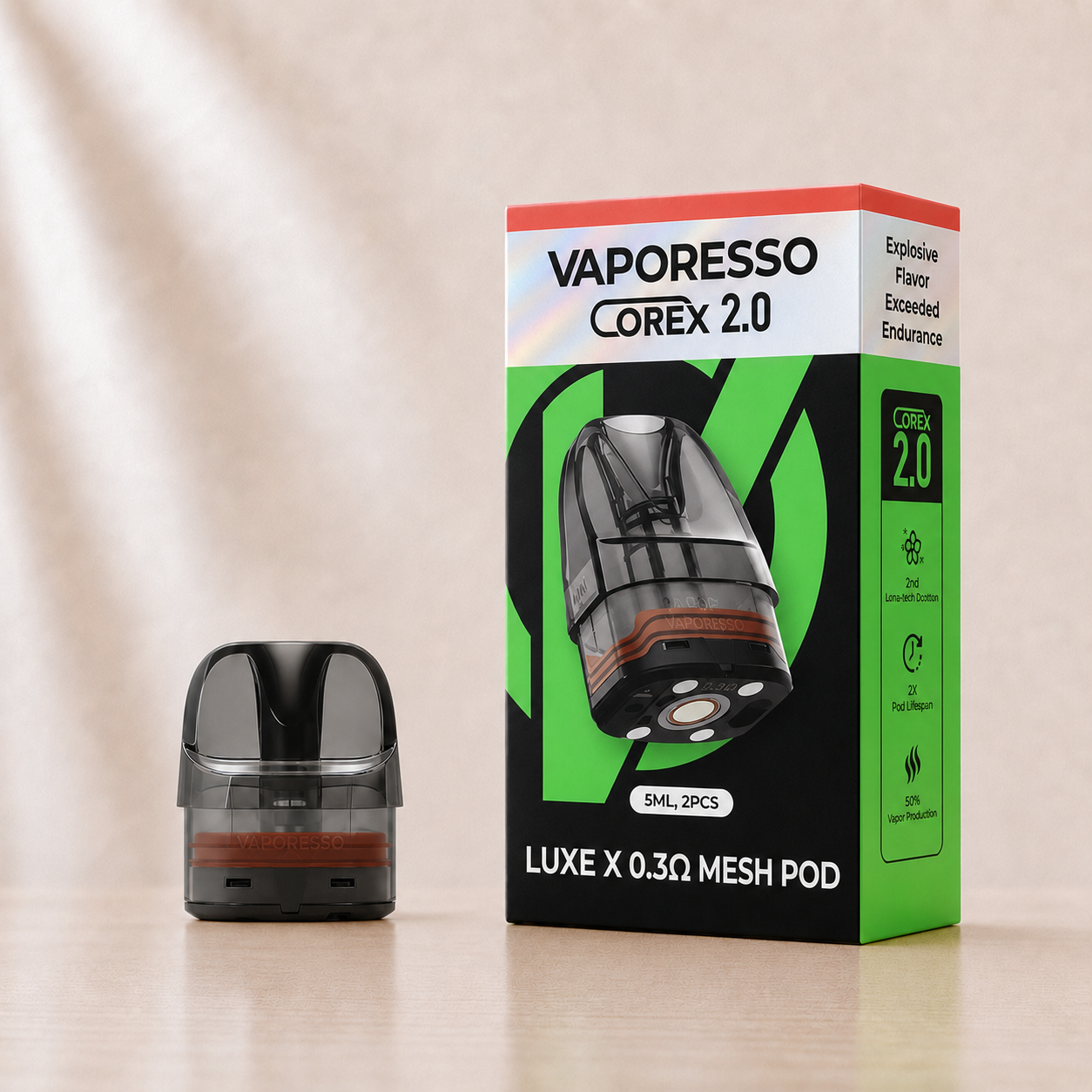 Cartouches Luxe X Vaporesso – boîte de 2