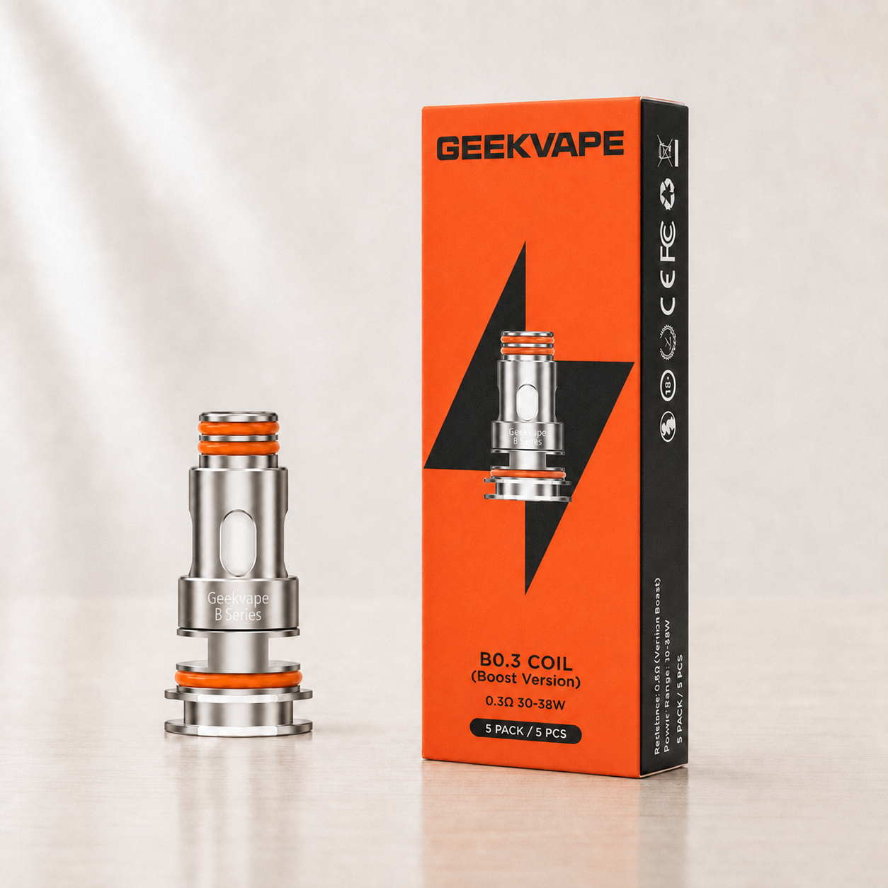 Résistances B Series Geekvape – boîte de 5