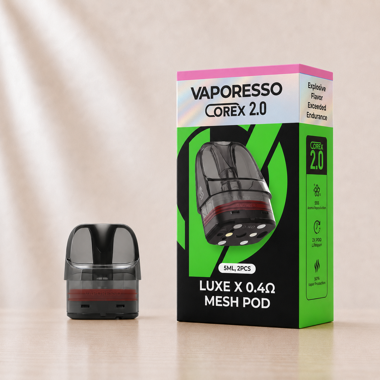 Cartouches Luxe X Vaporesso – boîte de 2