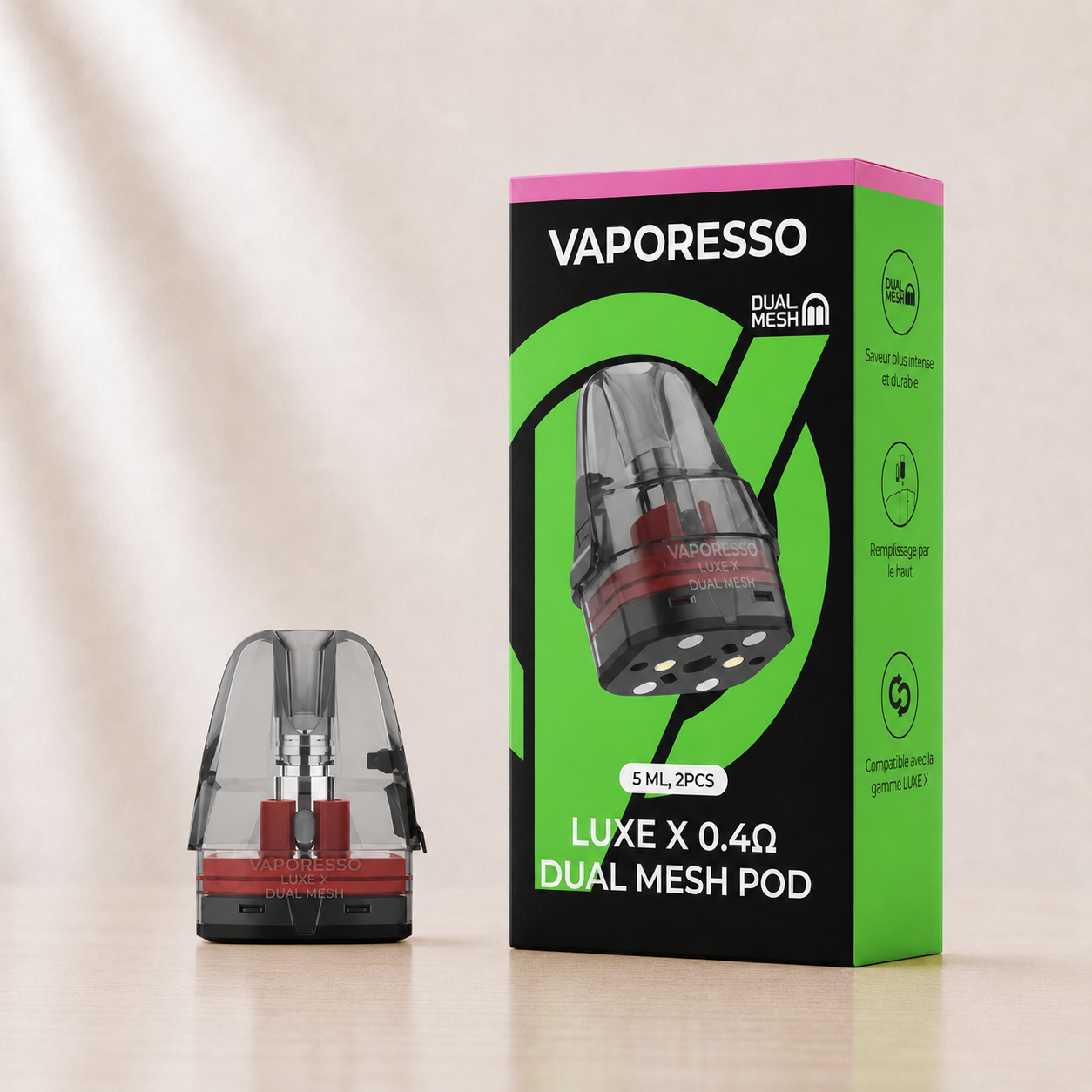 Cartouches Luxe X Vaporesso – boîte de 2
