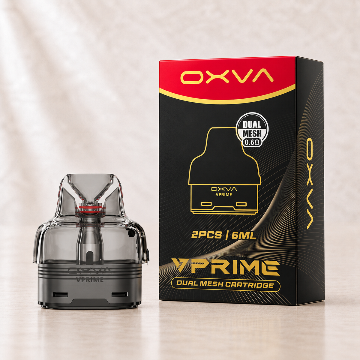 Cartouches VPRIME Dual Mesh 6ML OXVA – boîte de 2