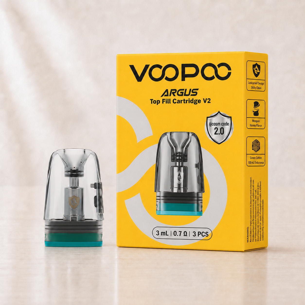 Cartouches Argus VOOPOO – boîte de 3
