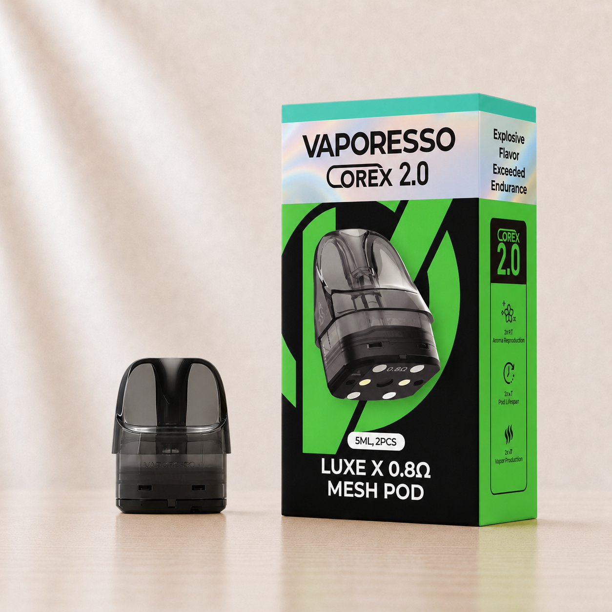 Cartouches Luxe X Vaporesso – boîte de 2