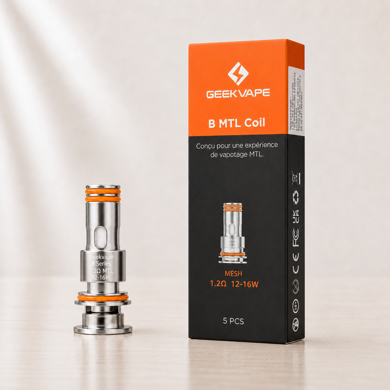 Résistances B Series MTL Geekvape – boîte de 5