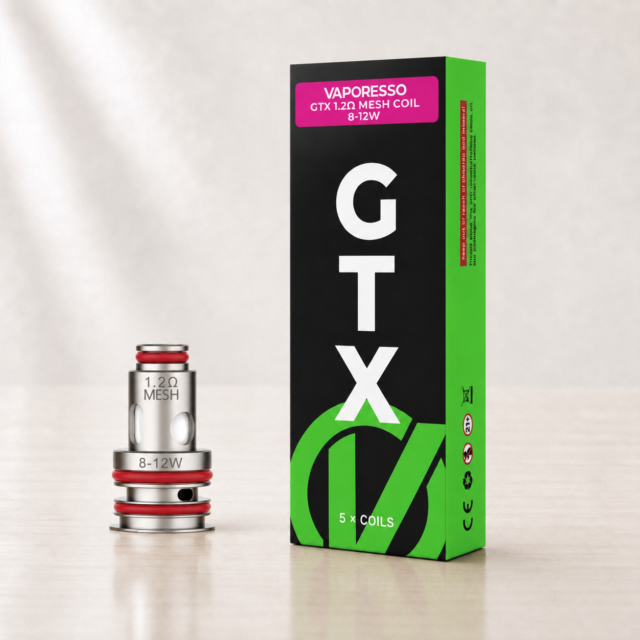 Résistances GTX Vaporesso – boîte de 5