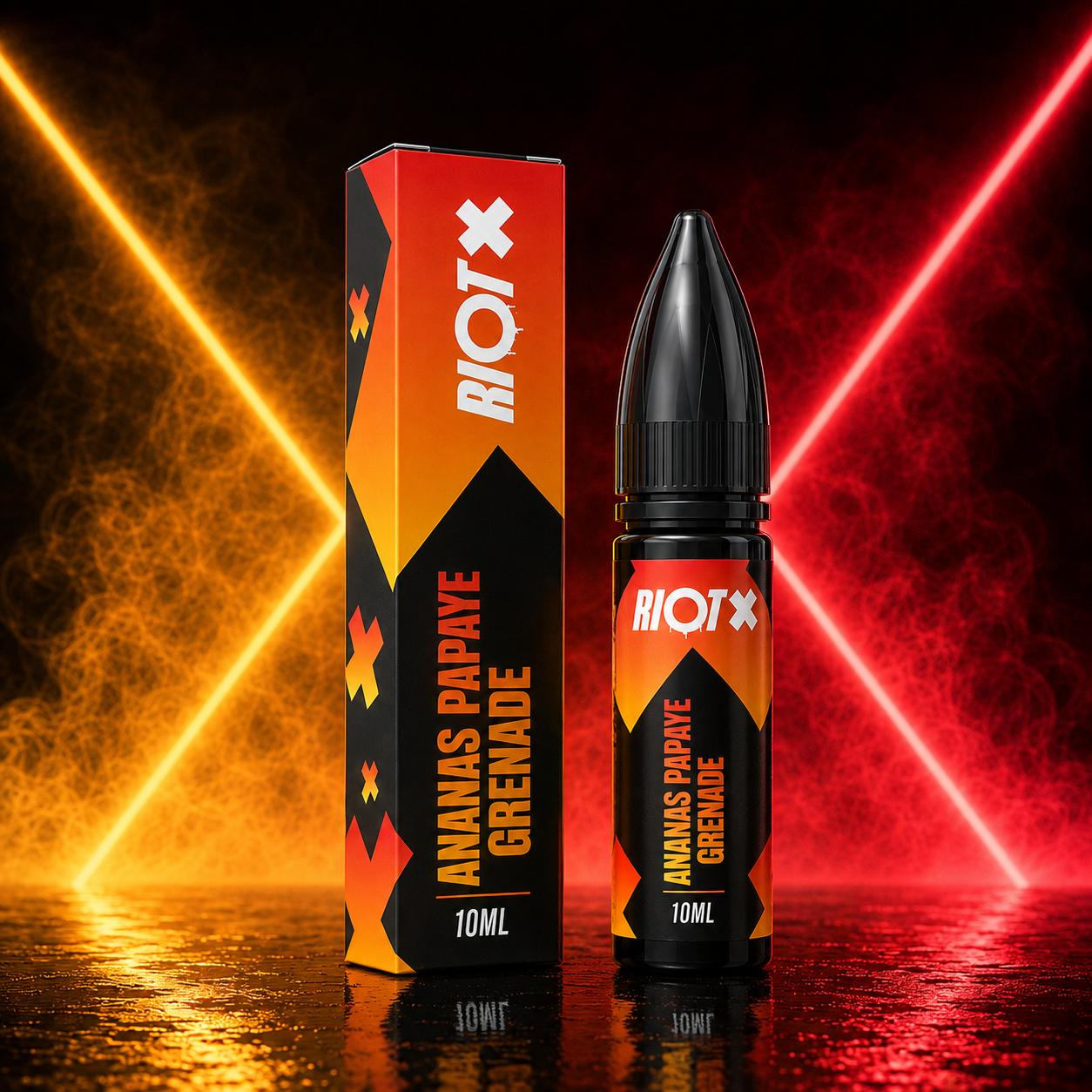 Ananas Papaye Grenade 10 ml – e-liquide Riot