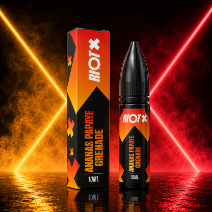 Ananas Papaye Grenade 10 ml – e-liquide Riot