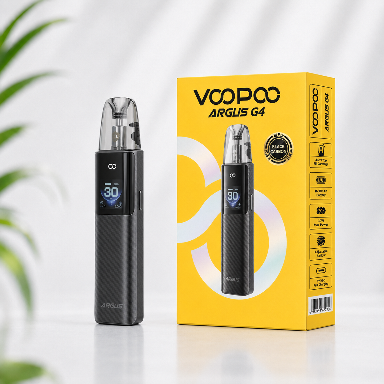 Kit Pod Argus G4 35 W Voopoo – Black Carbon