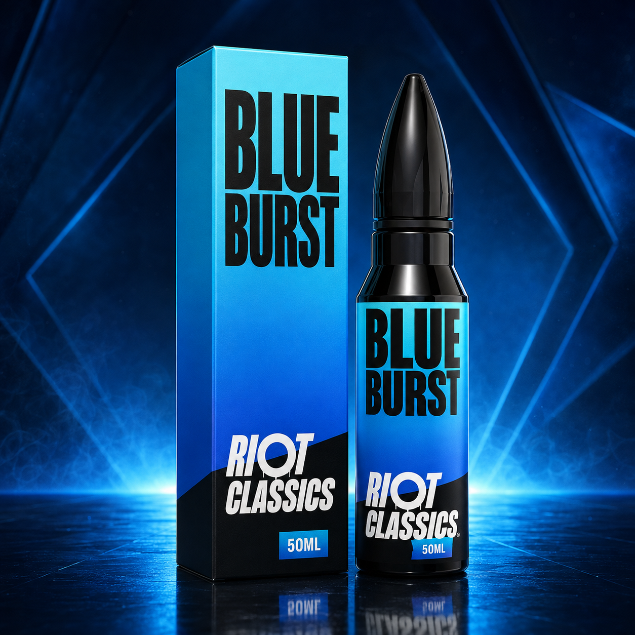 Blue Burst 50 ml – e-liquide Riot