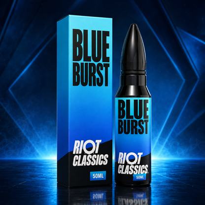 Blue Burst 50 ml – e-liquide Riot