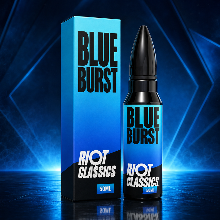 Blue Burst 50 ml – e-liquide Riot