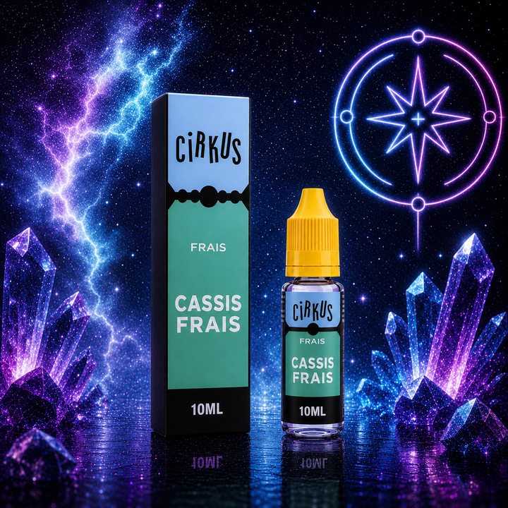 Cassis Frais 10 ml – e-liquide Cirkus