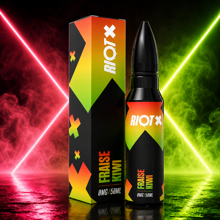 Fraise Kiwi 50 ml – e-liquide Riot