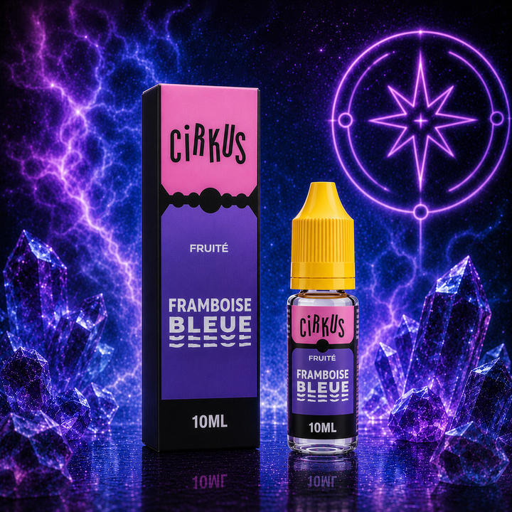 Framboise Bleue 10 ml – e-liquide Cirkus