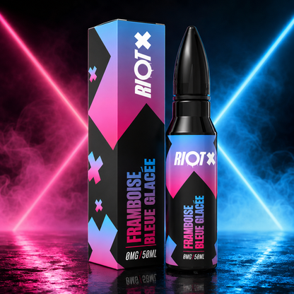 Framboise Bleue Glacée 50 ml – e-liquide Riot
