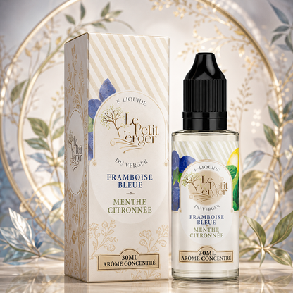 Concentré Framboise Bleue Menthe Citronnee 30 ml – Petit Verger