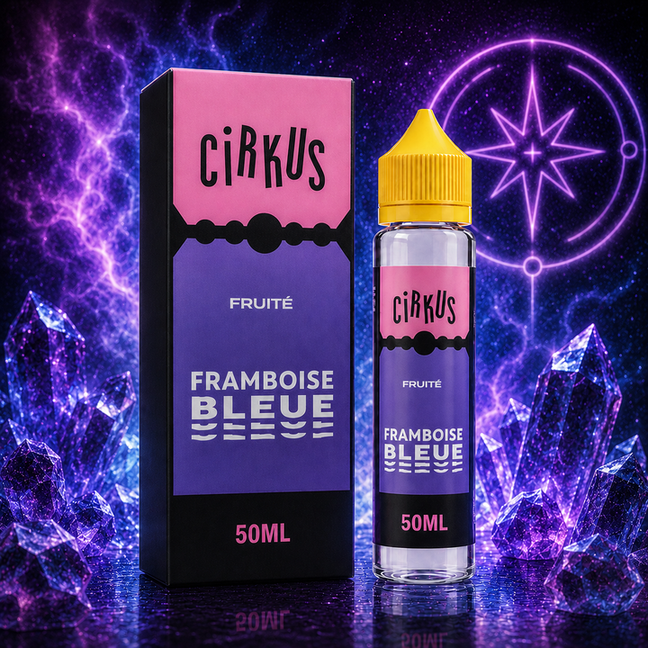 Framboise Bleue 50 ml – e-liquide Cirkus