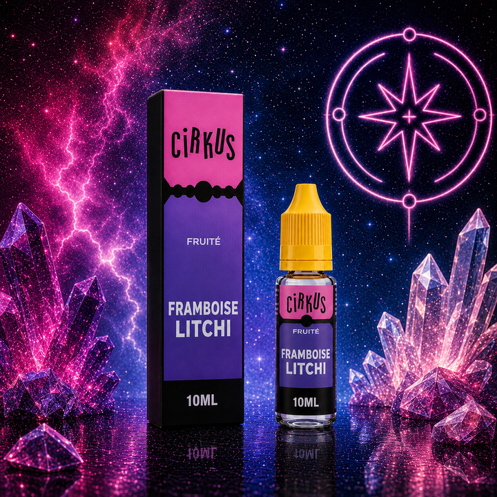 Framboise Litchi 10 ml – e-liquide Cirkus