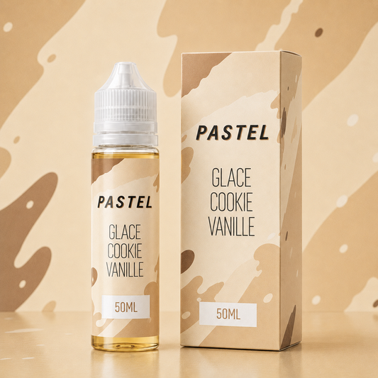 Glace Vanille Cookie 50ml - Pastel