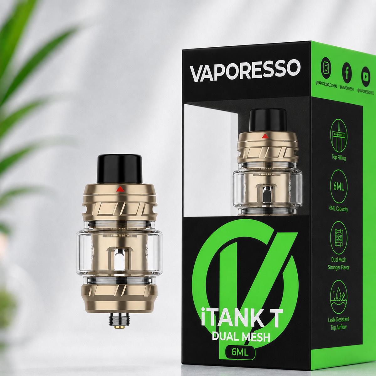 Clearomiseur iTank T Dual Mesh - Vaporesso