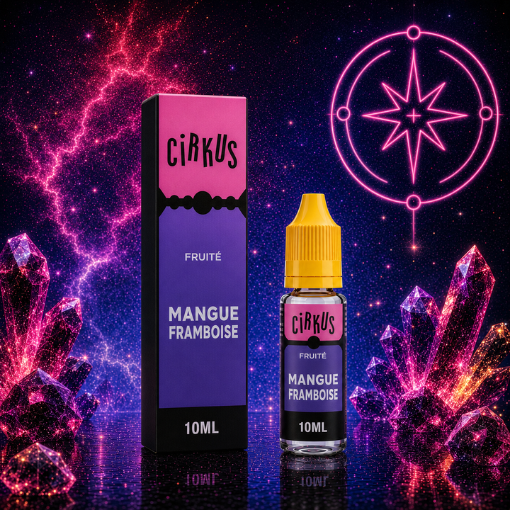 Mangue Framboise 10 ml – e-liquide Cirkus