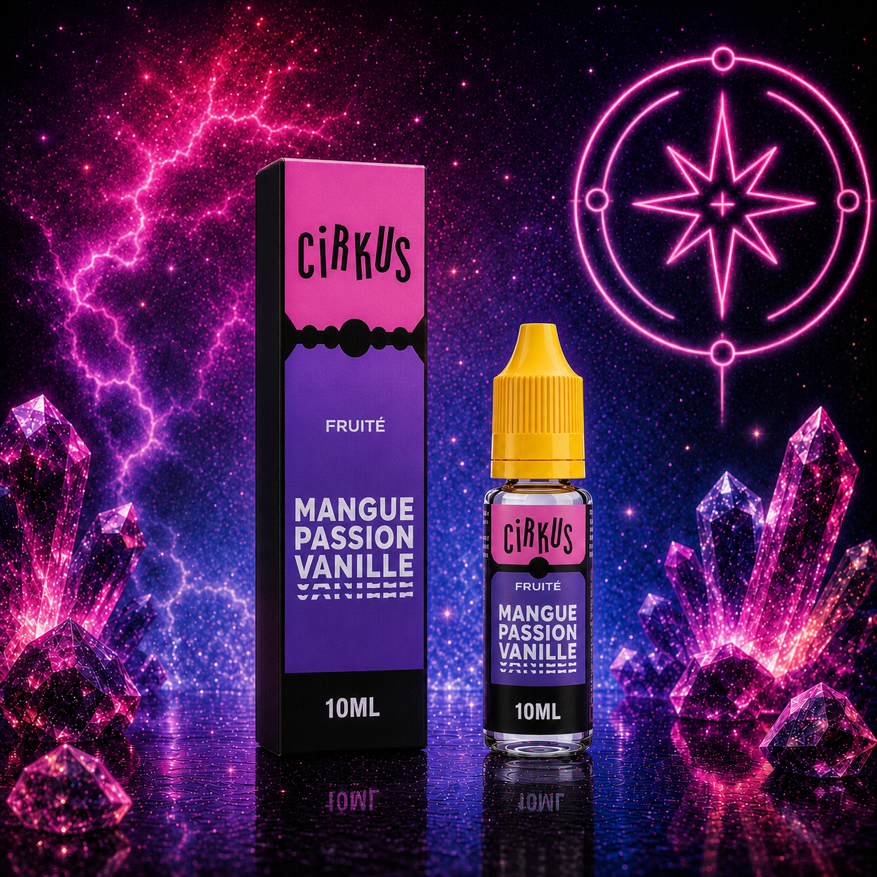 Mangue Passion Vanille 10 ml – e-liquide Cirkus