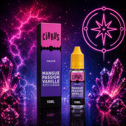 Mangue Passion Vanille 10 ml – e-liquide Cirkus