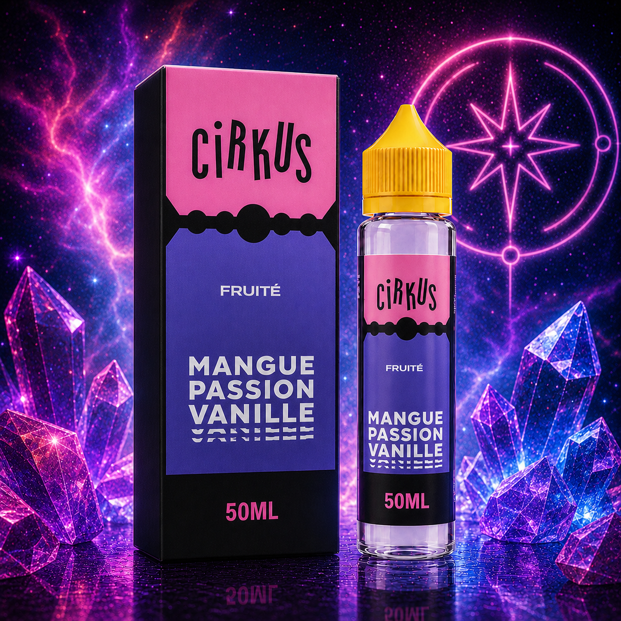 Mangue Passion Vanille 50 ml – e-liquide Cirkus