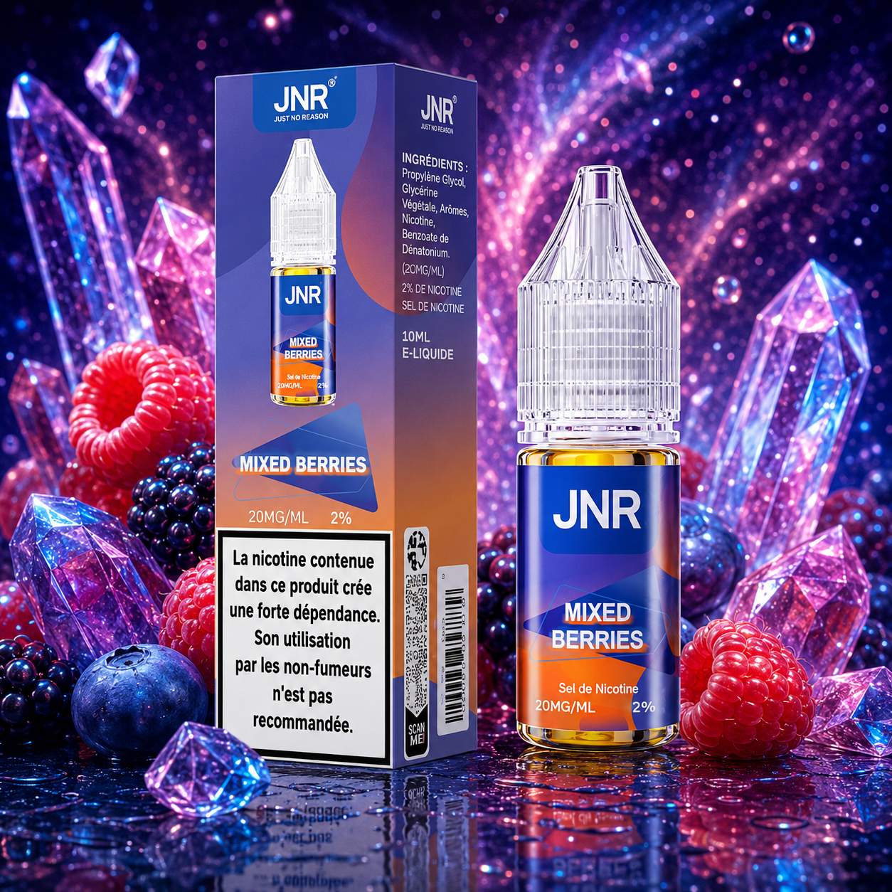 E-liquide Mixed Berries JNR 10 ml – 20 mg