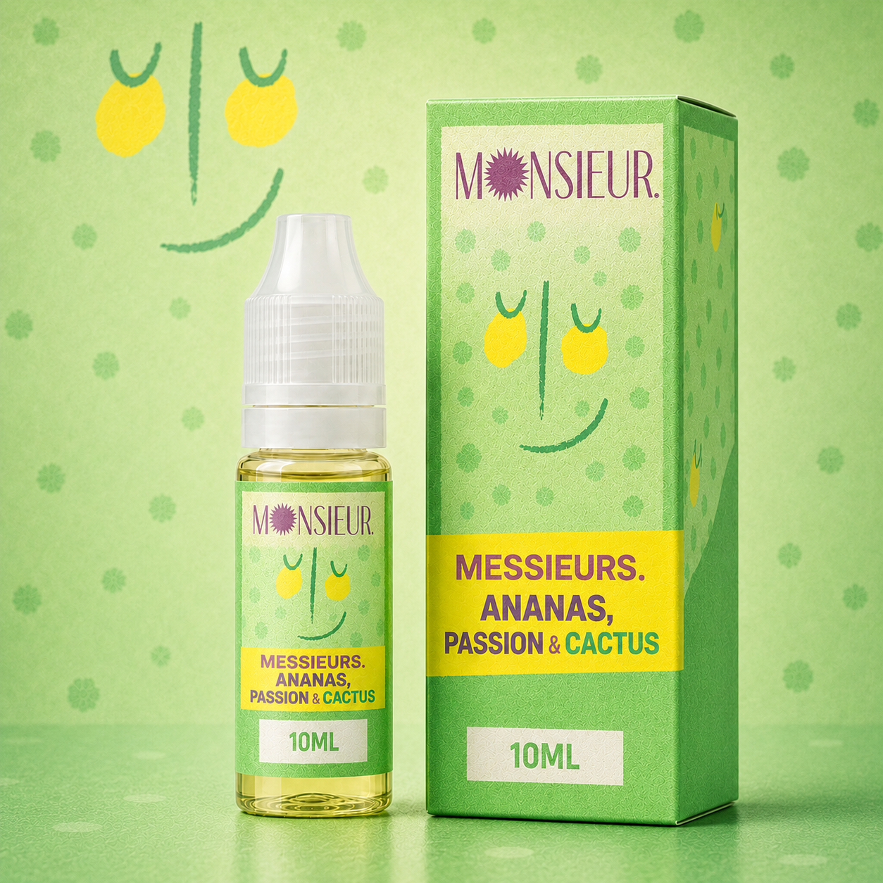 Messieurs Ananas Passion & Cactus 10ml – Mr&Mme