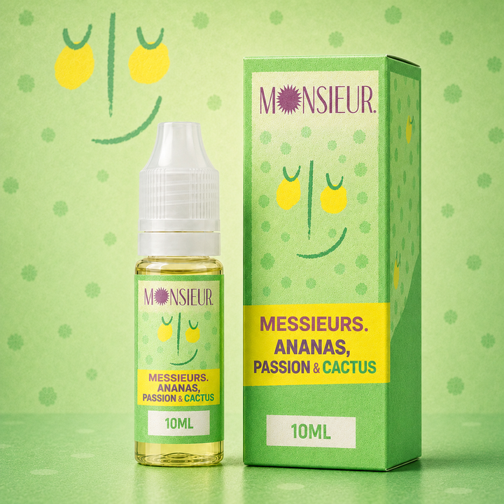 Messieurs Ananas Passion & Cactus 10ml – Mr&Mme