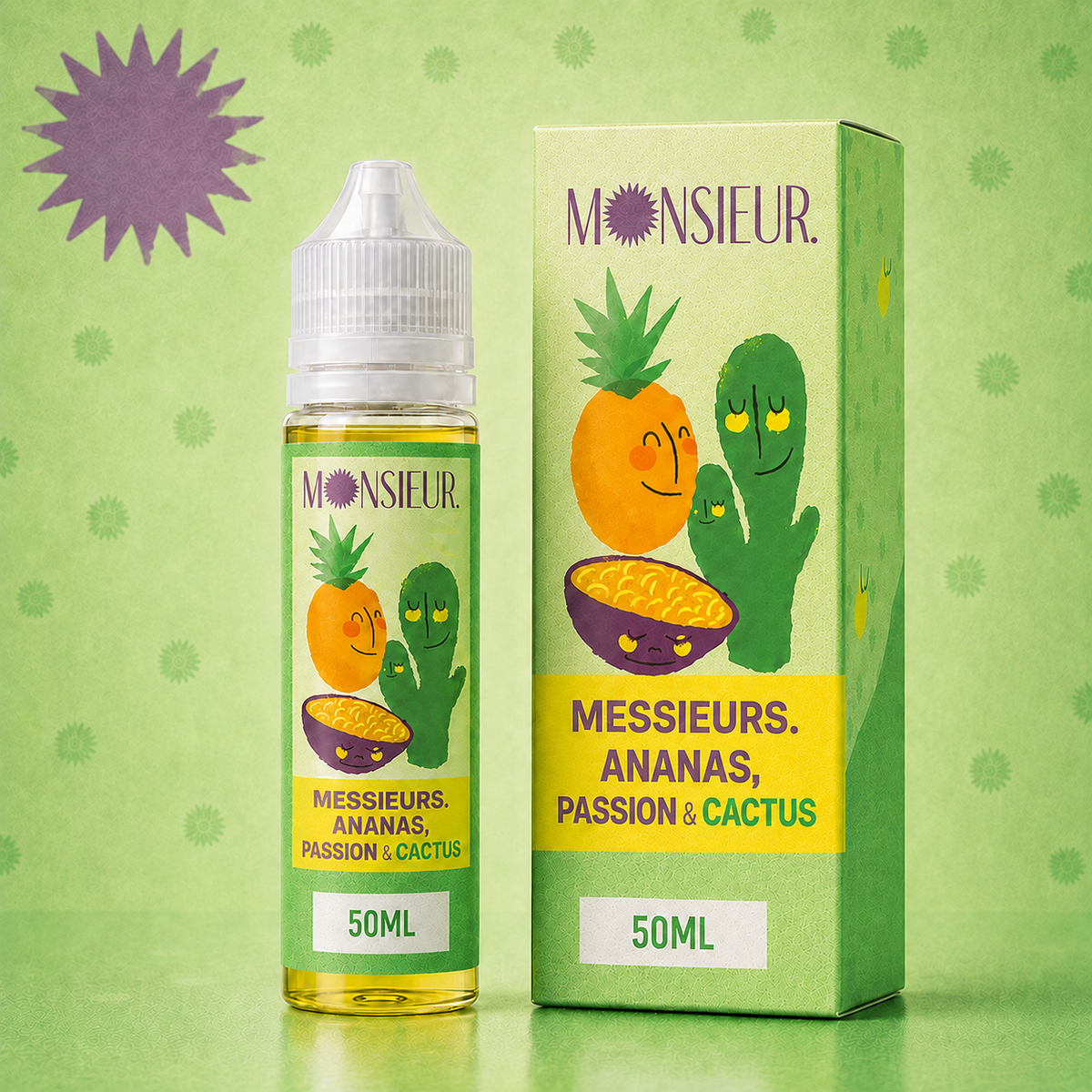 Messieurs Ananas Passion Cactus 50ml - Mr&Mme
