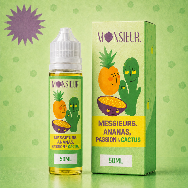 Messieurs Ananas Passion Cactus 50ml - Mr&Mme