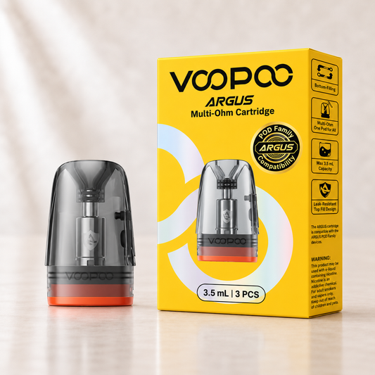 Cartouches Argus Multi-Ohm 0,4 / 0,7 / 1,0 Ω 3,5 ml (x3) – VOOPOO
