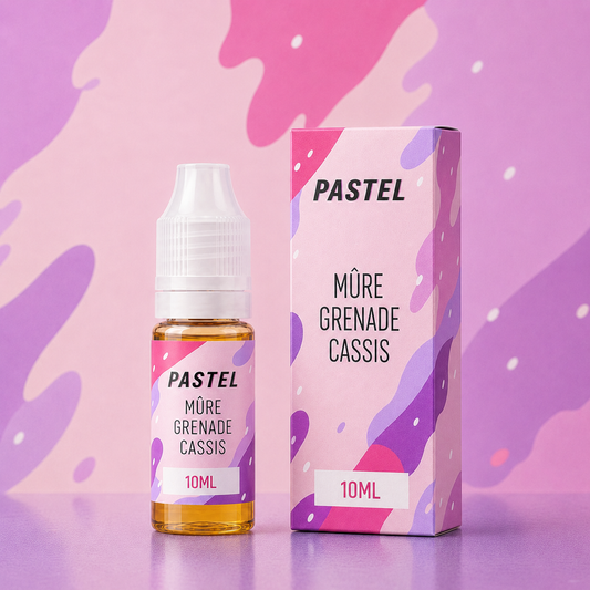 Mûre Grenade Cassis 10ml – Pastel