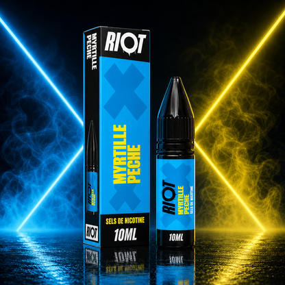 Myrtille Pêche 10 ml – Riot X