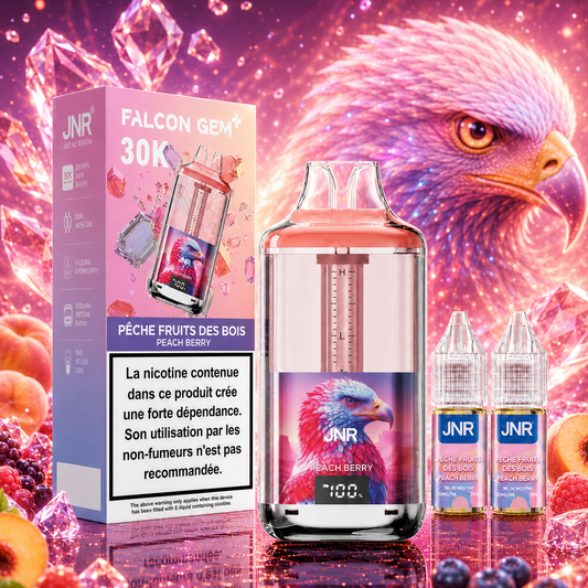 Puff Falcon Gem+ 30K Peach Berry JNR