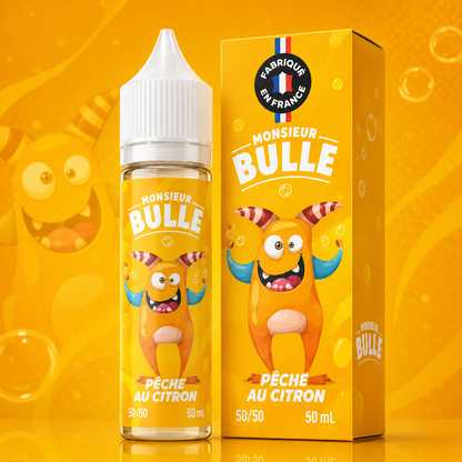 Pêche Citron 50ml - Liquideo