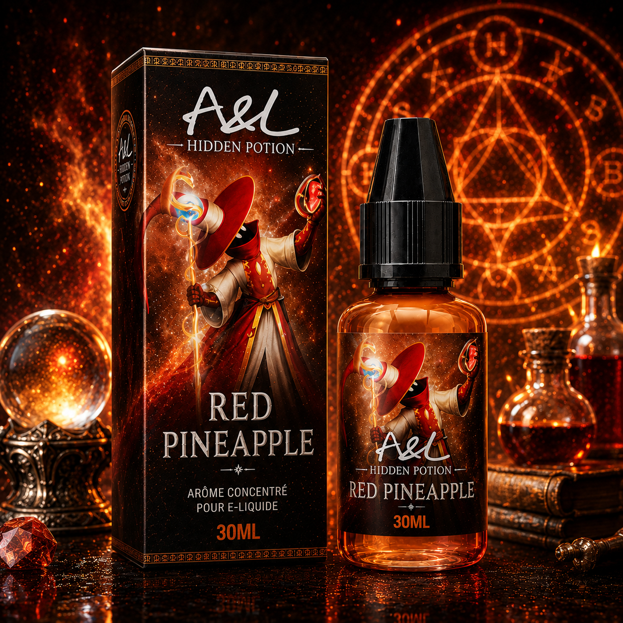 Concentré Red Pineapple 30 ml – A&L Hidden Potion