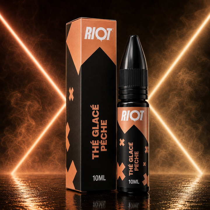 Thé Glacé Pêche 10 ml – e-liquide Riot