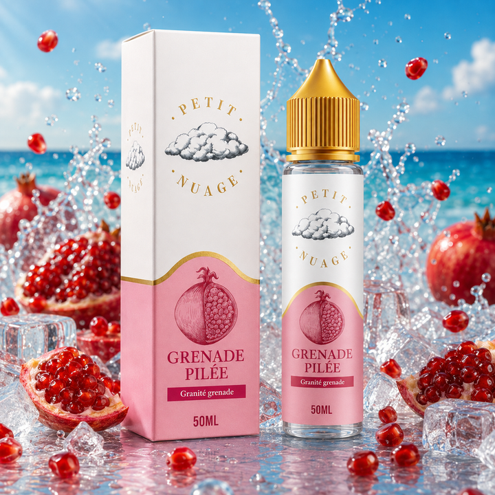 Grenade Pilée 50 ml – e-liquide Petit Nuage