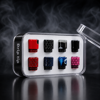 Kit de 8 Drip Tips 810 Résine