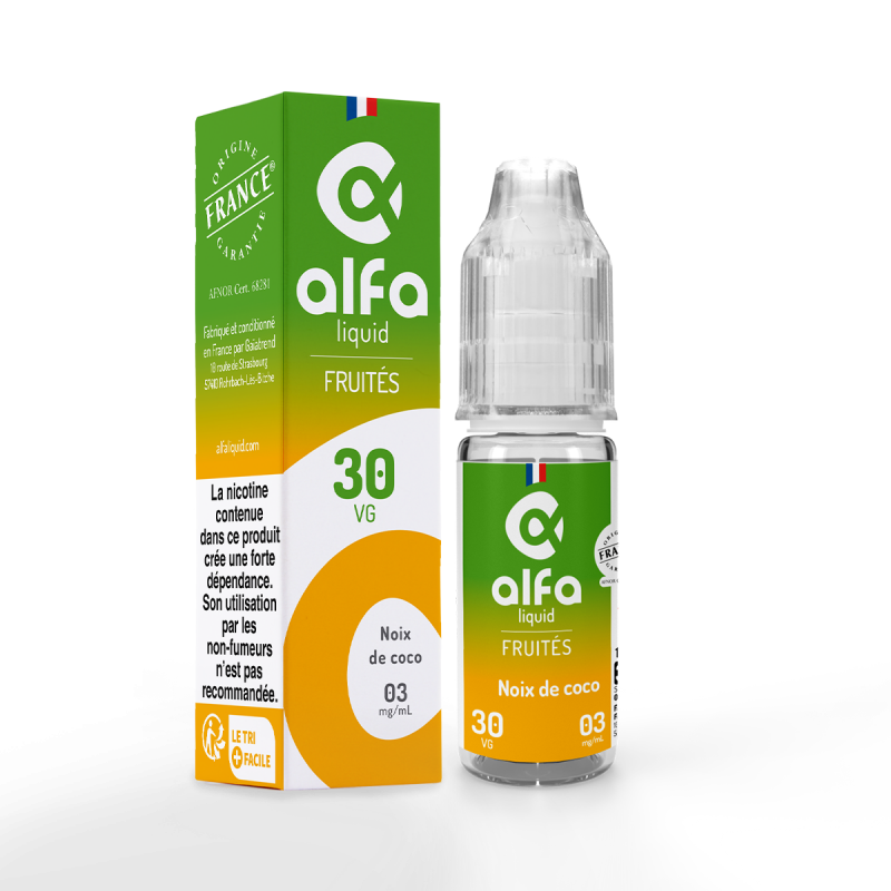 Noix de Coco 10ml – Alfaliquid