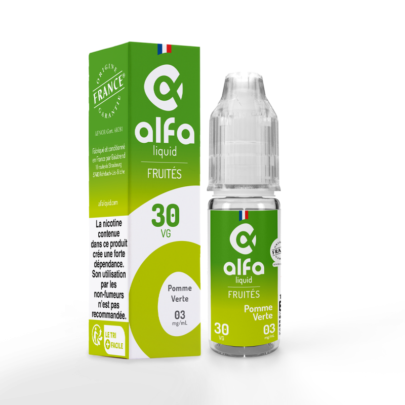Pomme Verte 10 ml – Alfaliquid